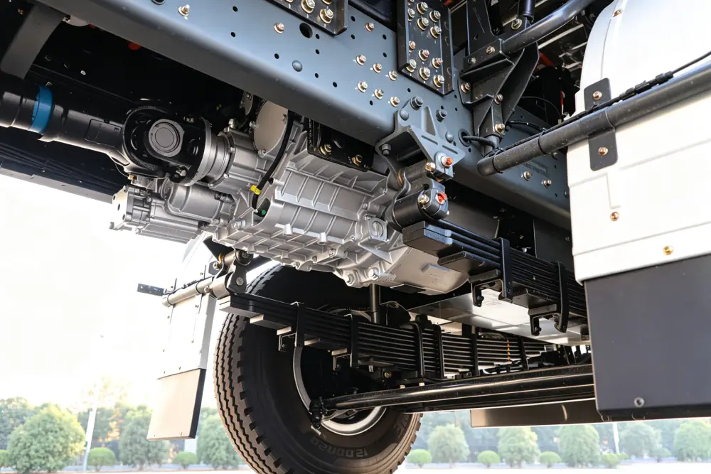 6x4 heavy-duty truck with jenwyn tech 360 kw electric central drive system