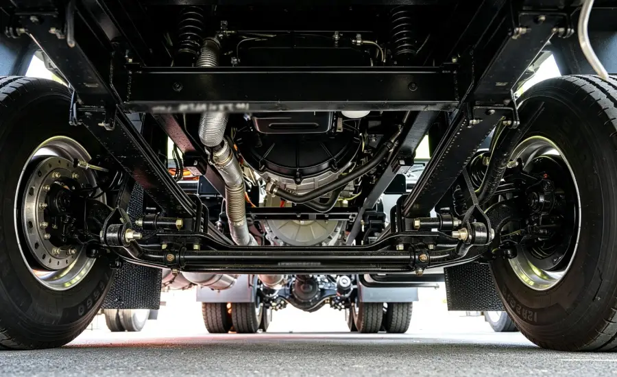 6x4 truck with 300 kw ev range extender + 315 kw 510 kw ev traction motor