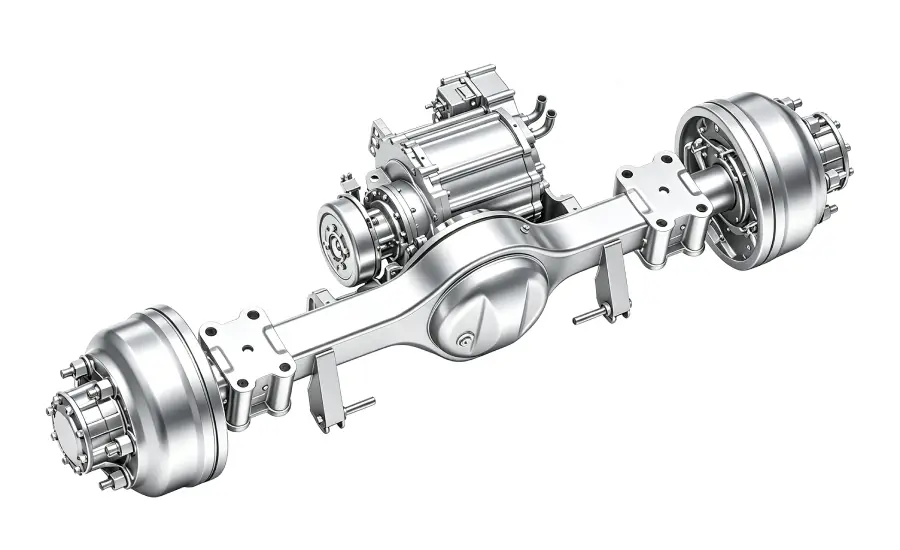 Jenwyn tech electric axle for light commercial vehicles