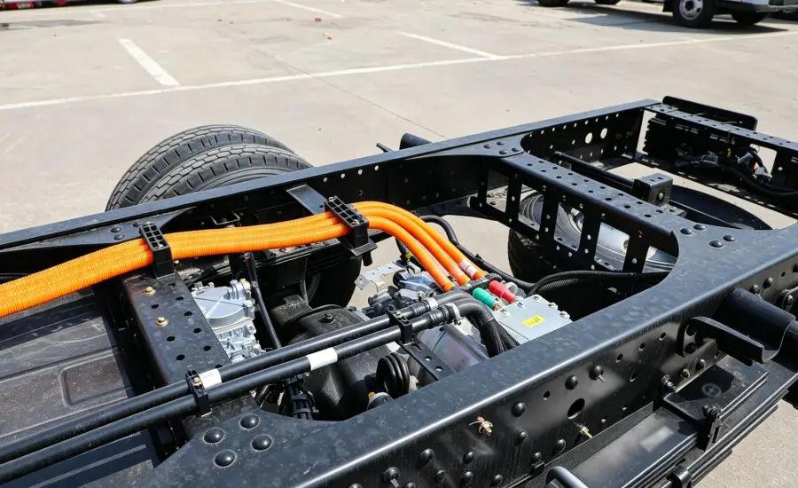 Jenwyn tech 100kW_200kW electric axles for 4.5t electric truck