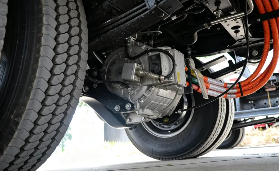 Jenwyn tech 60kW_120kW electric axles for 4.5t truck