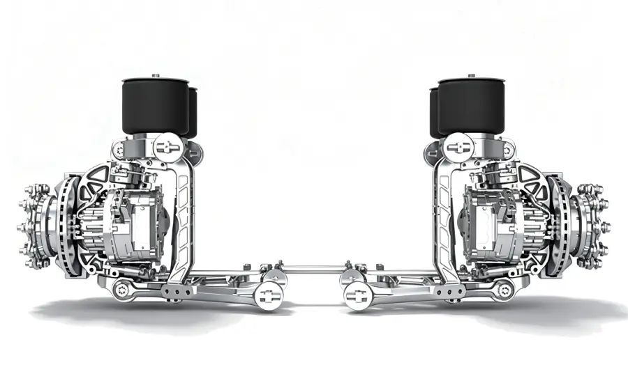 Jenwyn tech wheel-side drive electric axles for buses and coaches