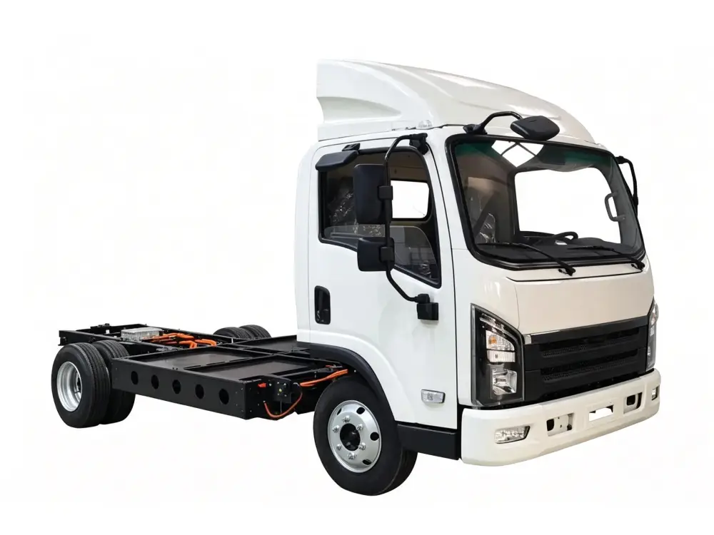 8t electric truck with Jenwyn Tech 8-tonbattery electric truck chassis