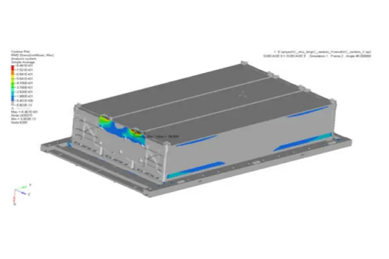 Jenwyn Tech EV Battery Pack CAE Simulation