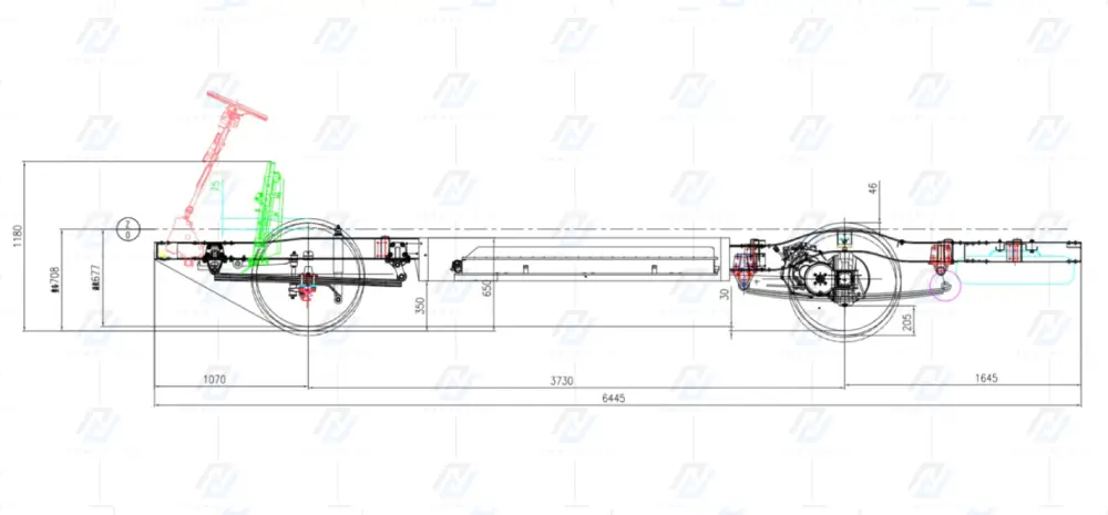 Jenwyn Tech electric chassis for bus