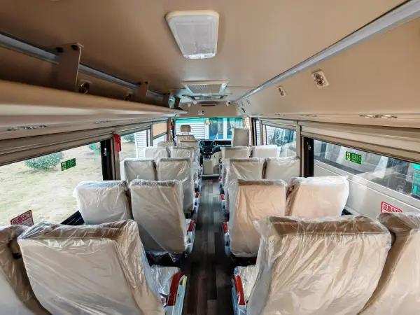 Jenwyn Tech electric minibus platform interior decoration