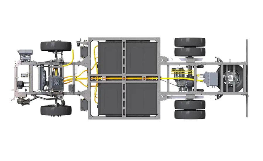 Jenwyn Tech electric truck chassis 4.5-ton electric truck