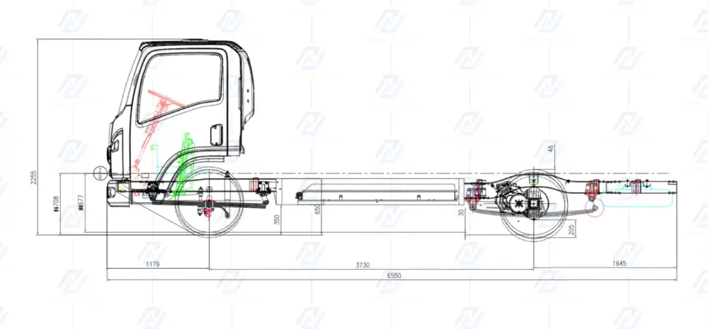 Jenwyn Tech electric truck chassis