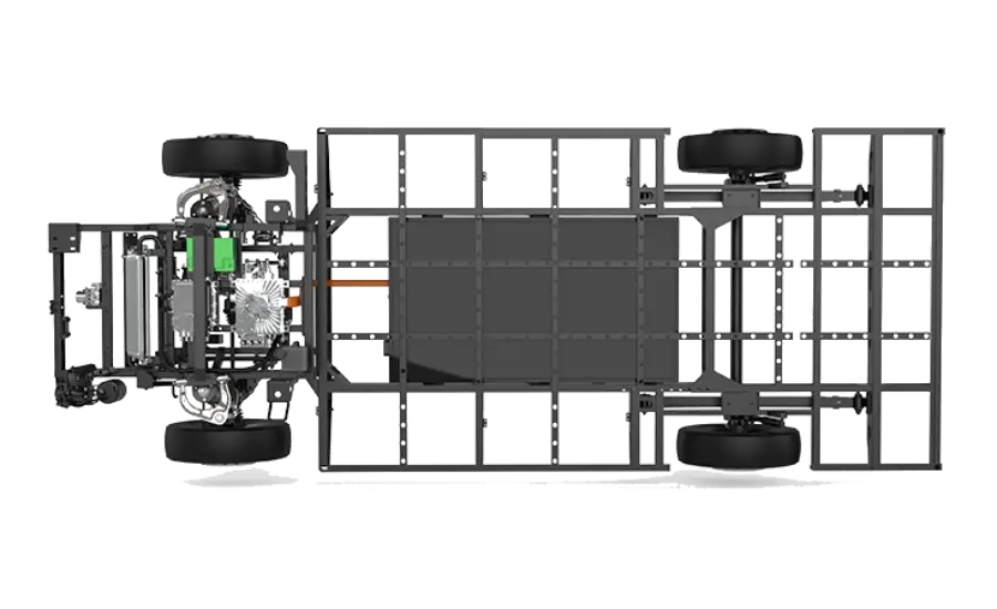 Jenwyn tech 3.5t electric truck chassis
