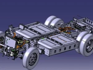 Jenwyn tech electric chassis model electric chassis for bus and truck
