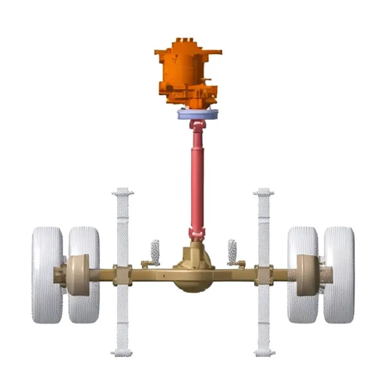 central electric drive architecture LCV electric powertrain