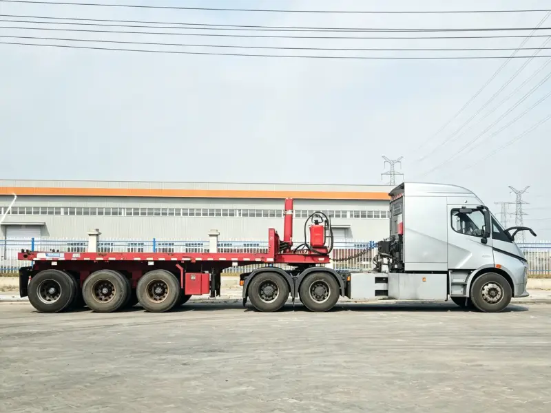 electric heavy-duty truck 6x4 tractor trailer with electric axle