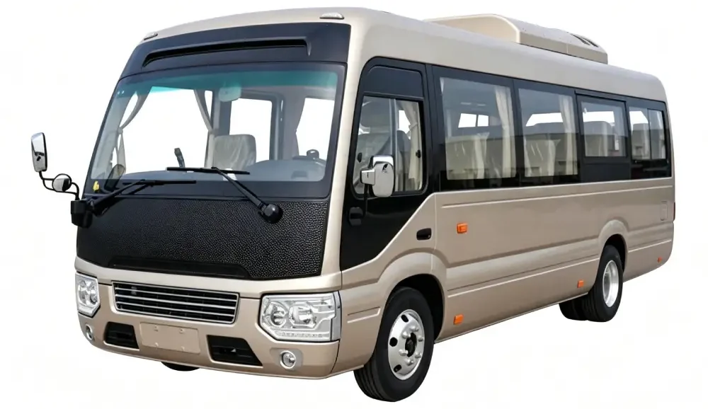 electric passenger van with Jenwyn tech electric bus chassis - 1