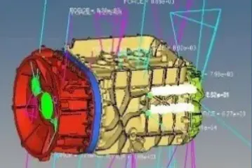 electric powertrain solutions for mining trucks, Finite Element Simulation Model