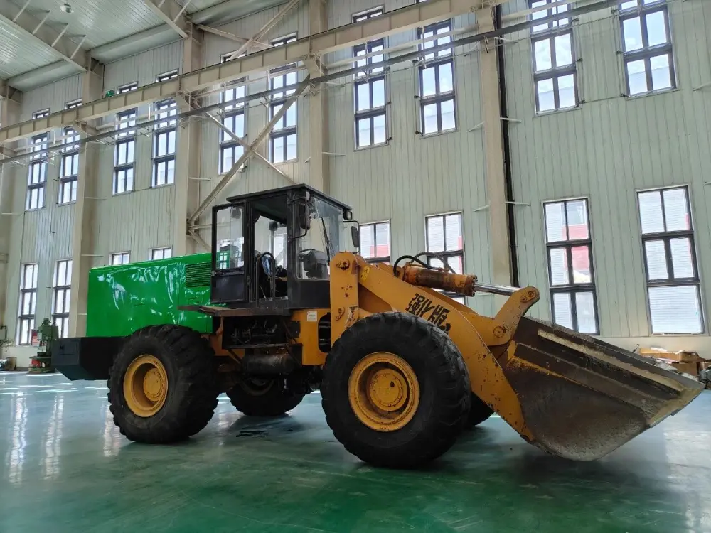 wheel loader electrification with our electric wheel loader motor and powertrain