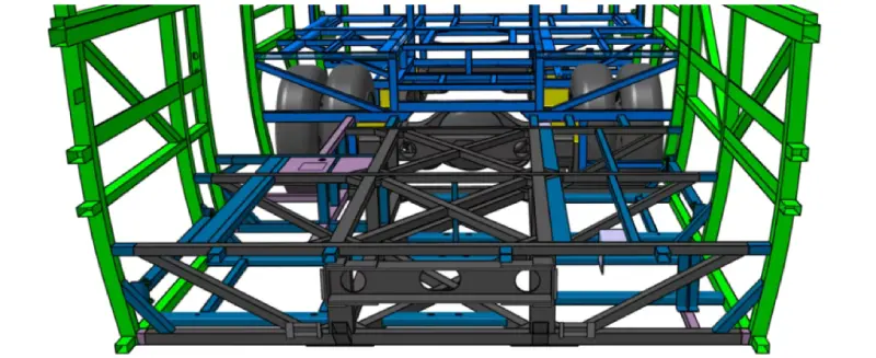 Center Section - electric bus chassis integration