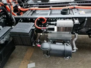 Electric Air brake compressor on electric light trucks