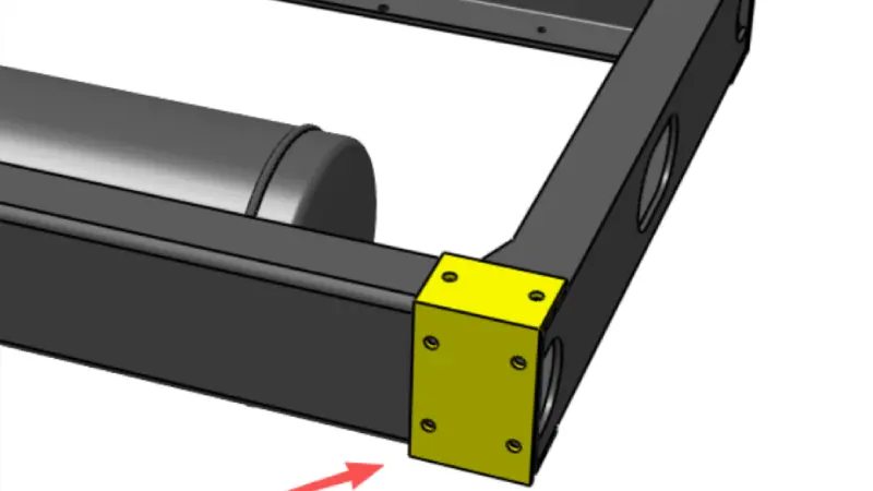 Electric bus chassis integration mounting plate