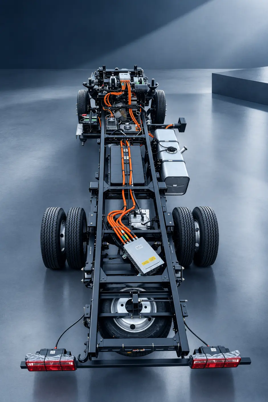 Jenwyn Tech 6T_8T Range-Extended Electric Truck Chassis (1)