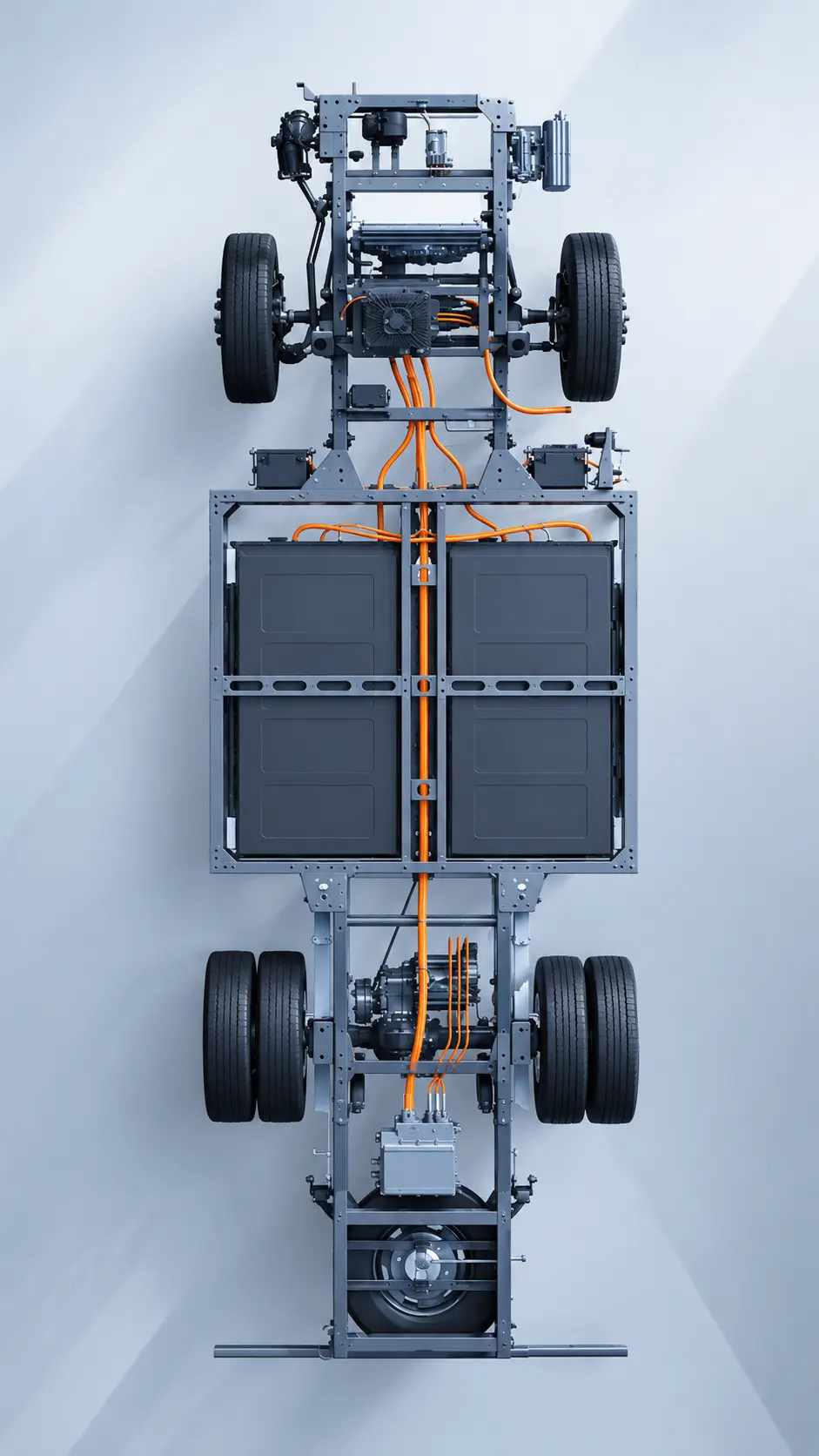 Jenwyn Tech Battery Electric truck Chassis for LCVs