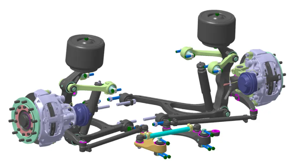 bus suspension - air springs - 1