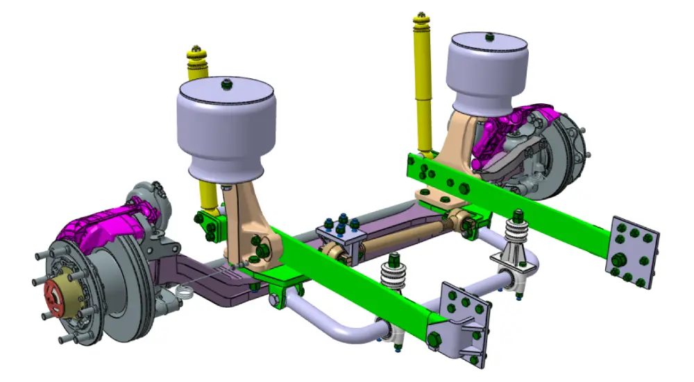 bus suspension - air springs - 1