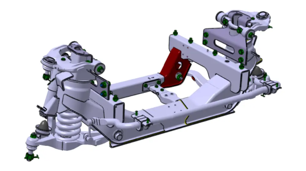 bus suspension - coil springs