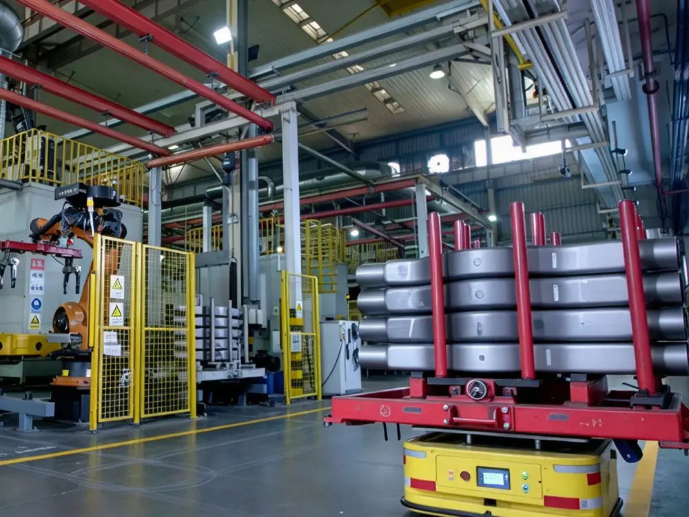 electric axle manufacturing - axle housing