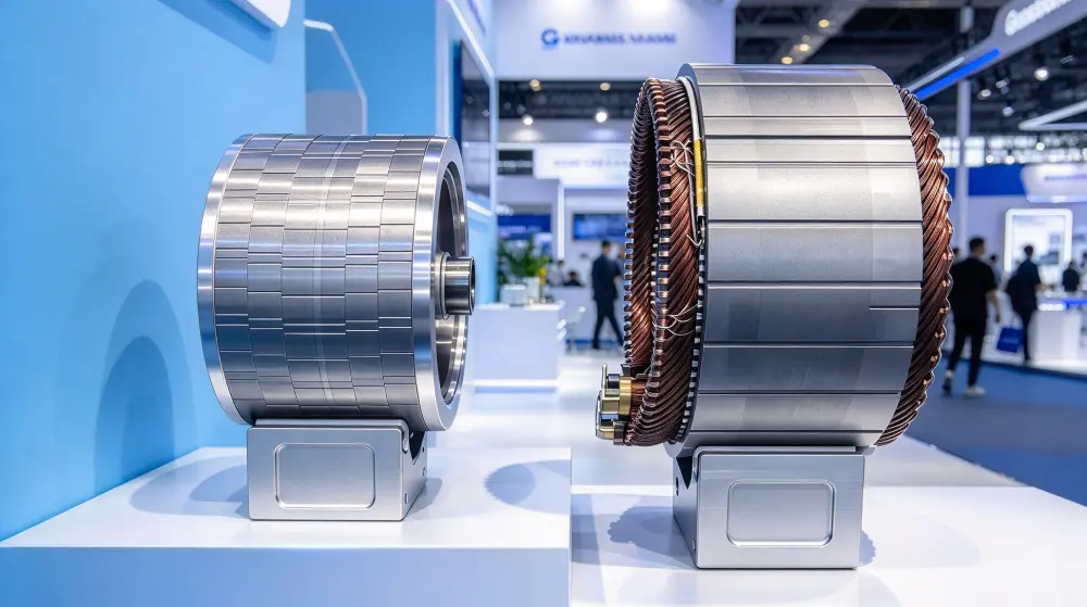 Hairpin winding technology for electric truck motor